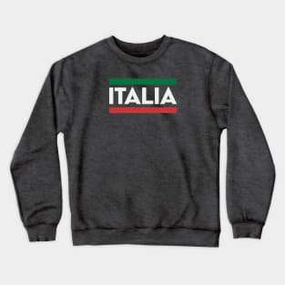 Italia - Flag Design Crewneck Sweatshirt